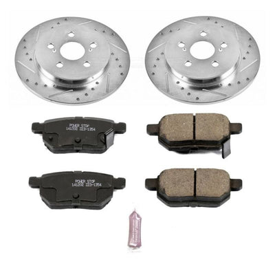 Power Stop 09-10 Pontiac Vibe Front & Rear Z23 Evolution Sport Brake Kit