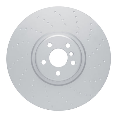 DFC 19-22 BMW X5 Right Front GeoSPEC Coated Rotor - Dimpled