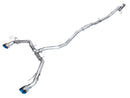 AWE 22-26 Civic Si / Acura Integra Track Edition Dual Vapor Blue Exhaust