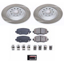 Power Stop 16-22 Jeep Cherokee Front and Rear Semi-Coated Rotor Kit