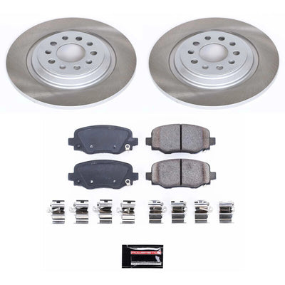 Power Stop 14-15 Jeep Cherokee Front and Rear Semi-Coated Rotor Kit