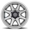 ICON Rebound Pro 17x8.5 / 5x5.5 / 0mm / 4.75in BS Titanium Wheel
