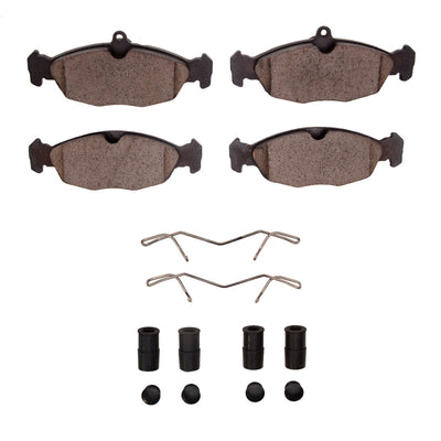 DFC 97-06 Jaguar XJ8 Rear Euro 5000 Ceramic Brake Pads and Hardware Kit
