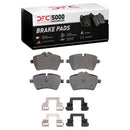 DFC 07-15 Mini Cooper Front & Rear Geospec Rotors with 5000 Advanced Brake Pads w/Hardware