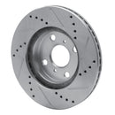 R1 04-06 ScIon xA Front Drilled & Slotted Silver Brake Rotor Set