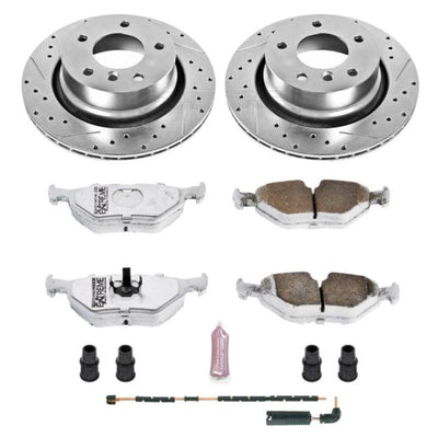 Power Stop 03-08 BMW Z4 Front & Rear Z26 Street Warrior Brake Kit