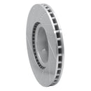 R1 10-12 Land Rover Range Rover Front Right Drilled & Slotted Silver Brake Rotor