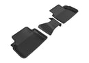 3D MAXpider 2017-2019 Subaru Impreza Kagu 1st & 2nd Row Floormats - Black