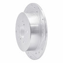 R1 00-10 Pontiac Vibe Front & Rear Drilled & Slotted Silver Brake Rotor Set