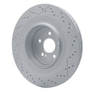 DFC 10-18 Mercedes-Benz E63 AMG S Rear Drilled and Slotted Hi-Carbon Alloy Geomet Coated Rotor