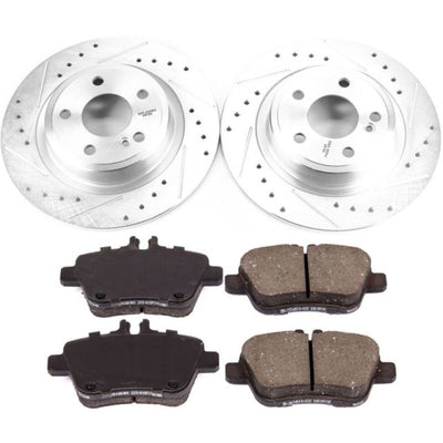 Power Stop 12-15 Mercedes-Benz SLK250 Front & Rear Z23 Evolution Sport Brake Kit