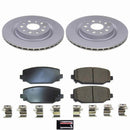 Power Stop 22-24 Jeep Grand Cherokee Front and Rear Z17 Coated Brake Kit