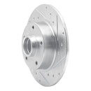 R1 11-15 Renault Fluence (Mexico) Rear Right Drilled & Slotted Silver Brake Rotor