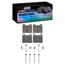 DFC 76-76 Porsche 912 Front Geospec Rotors w/4000 HybriDynamic Brake Pads w/Hardware