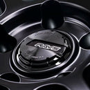 Gram Lights 57NR LIMITED II 18x8.5 +45 5-100 Semigloss Black Wheel w/ Black Cap/Stickers/Air Valve