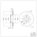 DFC 99-07 Suzuki Aerio Front Brake Rotor