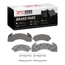 DFC 83-12 Blue Bird TC1000 Rear 5000 Advanced Semi Metallic Brake Pads and Hardware Kit