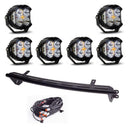 Baja Designs 23+ Ford Super Duty LP4 Bull Bar Light Kit w/ Upfitter