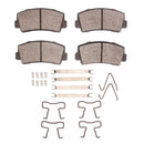 DFC 70-84 Ford Courier (USA/Canada) Front 5000 Advanced Ceramic Brake Pads and Hardware Kit
