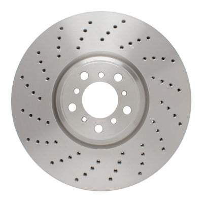 DFC 15-19 BMW X5 Left Front Drilled Brake Rotor