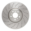 DFC 15-19 BMW X5 Left Front Drilled Brake Rotor