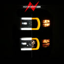 ANZO 14-15 Chevy Silverado 1500 Black Dual Switchback+Sequential LED Tube Sq. Projector Headlights