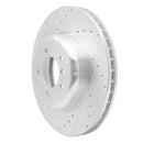 R1 04-10 BMW 535i Front & Rear Drilled & Slotted Silver Brake Rotor Set