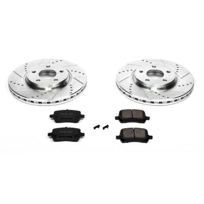 Power Stop 09-12 Chevrolet Malibu Front & Rear Z23 Evolution Sport Brake Kit w/Calipers