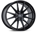 Vossen HFX-2 22x10 / 6x135 / ET-18 / Super Deep Face / 87.1 - Satin Black Wheel