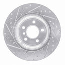 R1 07-19 BMW X5 Front & Rear Drilled & Slotted Silver Brake Rotor Set