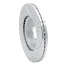 R1 11-19 Nissan Sentra Front Drilled & Slotted Silver Brake Rotor Set