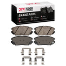 DFC 10-17 Chevrolet Equinox Front & Rear Geospec Rotors with 5000 Advanced Brake Pads w/Hardware