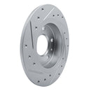 R1 20-25 Buick Encore GX Rear Right Drilled & Slotted Silver Brake Rotor