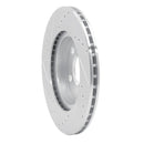 R1 14-21 BMW i3 Front Right Drilled & Slotted Silver Brake Rotor