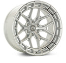 Vossen HFX-6 20x10 - 6x135 - ET-18 - Super Deep - 87.1 - Silver Polished Wheel