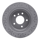 R1 96-03 BMW 525I (USA/Canada) Rear Left Drilled & Slotted Geo-Carbon Rotor