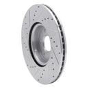R1 04-19 Ford Escape Front Drilled & Slotted Silver Brake Rotor Set