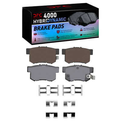 DFC 99-11 Acura TL Rear Rotors w/4000 HybriDynamic Brake Pads w/Hardware