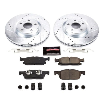 Power Stop 15-19 Ford Edge Front & Rear Z23 Evolution Sport Brake Kit