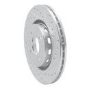 R1 90-93 Volkswagen Corrado Front Drilled & Slotted Silver Brake Rotor Set