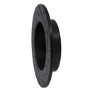 R1 89-93 Nissan Maxima Rear Left Drilled & Slotted Black Brake Rotor