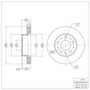 DFC GeoSPEC Coated Rotors - Plain