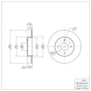 DFC Brake Rotors - Plain