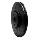 R1 16-26 Polestar Polestar 2 Front Left Drilled & Slotted Black Brake Rotor