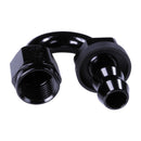 Russell 6AN Twist-Lok 180 Degree Hose End - Black