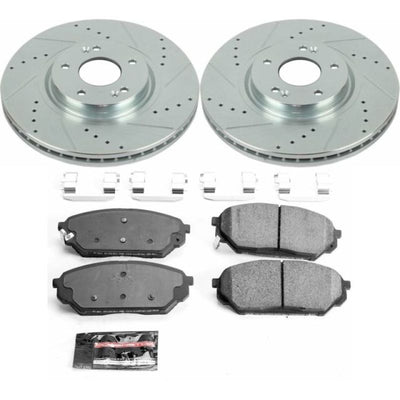 Power Stop 07-12 Hyundai Veracruz Front Z23 Evolution Sport Brake Kit w/Calipers