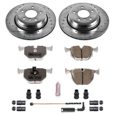 Power Stop 04-10 BMW X3 Front & Rear Z26 Street Warrior Brake Kit