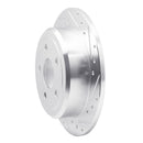 R1 07-18 Jeep Wrangler JK Front & Rear Drilled & Slotted Silver Brake Rotor Set