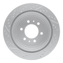 R1 04-11 Ford F-150 Rwd Rear Right Drilled & Slotted Geo-Carbon Rotor