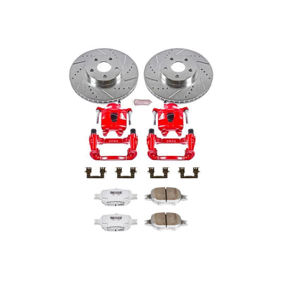 Power Stop 03-05 Toyota Celica Front & Rear Z26 Street Warrior Brake Kit w/Calipers